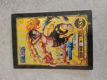 карточки уно: Коллекционная карточка One Piece — SSR, Портгас Д. Эйс - Серия: One — 1