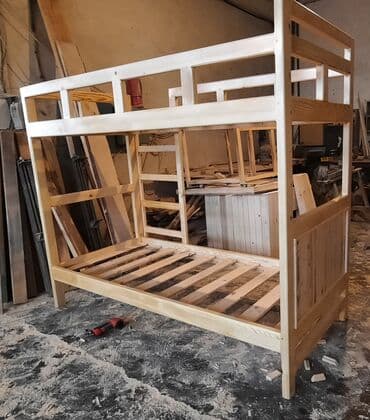 двухъярусные кровати для взрослых в бишкеке: Двухъярусные кровати! 100% Сухая Сосна! Гарантия качества! — 7