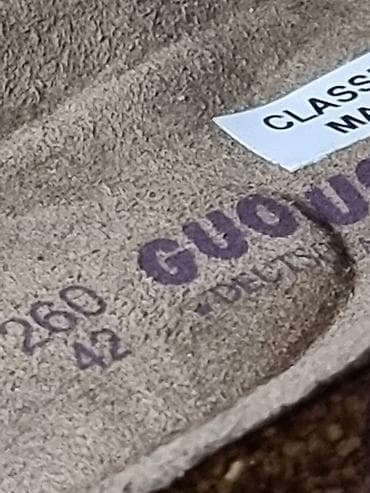 обувь мужское: КОЖАНЫЕ 42 разм. Мужские шлёпанцы GUOLUOFEI Classic Man. Новые — 8