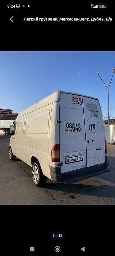 двигатель спринтер 2.9 цена бишкек: Легкий грузовик, Mercedes-Benz, Дубль — 2