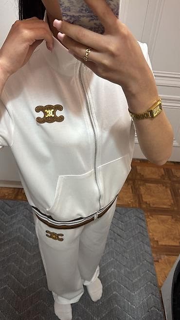 спартивная одежда: Женский спортивный костюм, 2 предмета: - Верх: джемпер на молнии с — 4