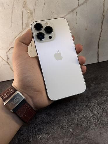 IPhone 13 Pro, Б/у, 256 ГБ, Белый, Зарядное устройство, Защитное стекло, Чехол, 87 %