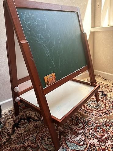 меловая магнитная доска: Детский стол, Б/у, Дерево, Самовывоз, Платная доставка — 2