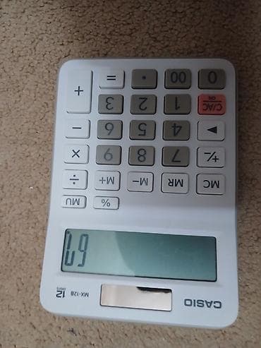маленький калькулятор: Калькулятор CASIO MX-12B - Настольный калькулятор с крупным — 2