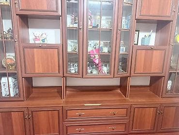 арт картинки: Стенка-шкаф, Тип стенки-шкафа: Модульная, Для зала, Особенности: Для хранения посуды — 1