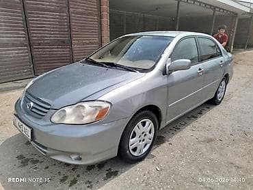 спойлер камри 35: Toyota Corolla: 2002 г., Бензин, Седан — 1
