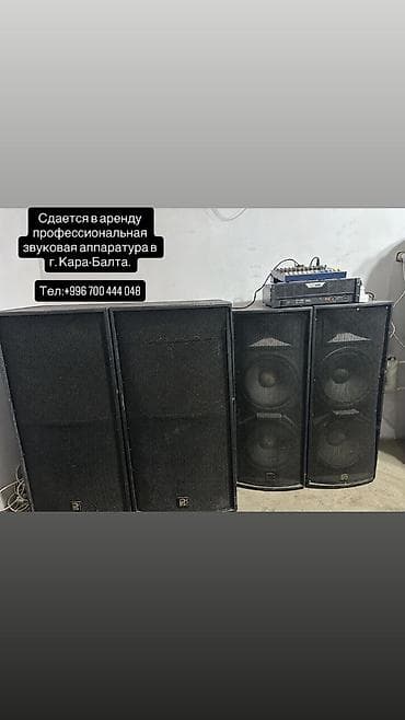 Аренда профессионального звукового комплекта в г. Кара-Балта. Состав