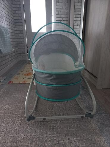 Шкафы: Манеж-люлка! Качается! Аз колдонулган! — 2