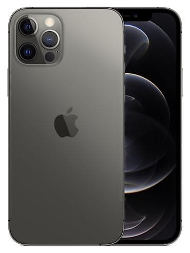 IPhone 12 Pro, Б/у, 256 ГБ, Графит, Защитное стекло, 100 %