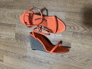 alexander: Босоножки, 37, 38, Alexander McQueen, Новый, цвет - Оранжевый, Самовывоз, Платная доставка — 3