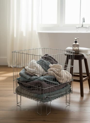 Корзина-распродажная (Цинк)с регулировкой высоты дна. Размеры:60х60Н80