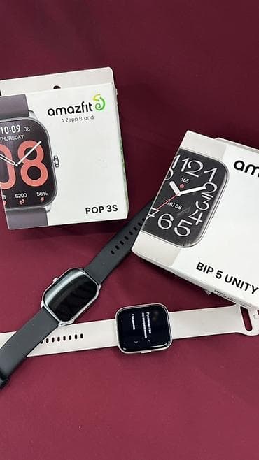 xiaomi band 8: Amazfit Pop 3S и Amazfit Bip 5 Unity — умные часы с прямоугольным — 2