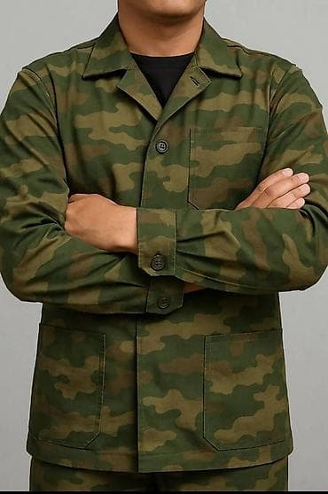 камуфляж ткань: Мужской спортивный костюм, XL, Новый, Самовывоз — 6
