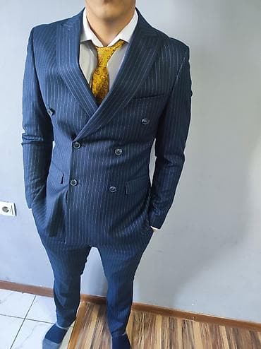 вещи ссср: Мужской костюм, 5XL, Umbro PLC, Б/у, цвет - Синий, Самовывоз — 1