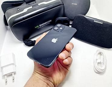 tab s: IPhone 12 mini, Б/у, 128 ГБ, Черный, Наушники, Зарядное устройство, Защитное стекло, 100 % — 6