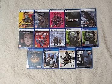 Игры PS5/PS4 (диски): - Spider‑Man 2 (PS5) — 2400 - The Last of Us