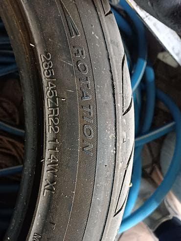 шины 22: Комплект летних шин (3 шт.) - Размер: 285/45 ZR22 - Индекс — 2