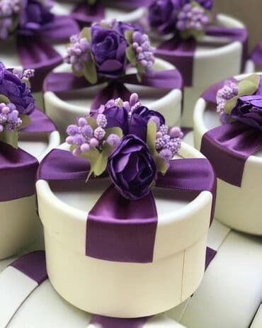 вечная роза: Бонбоньерки - элитная, очень красивая, подарочная упаковка для — 6