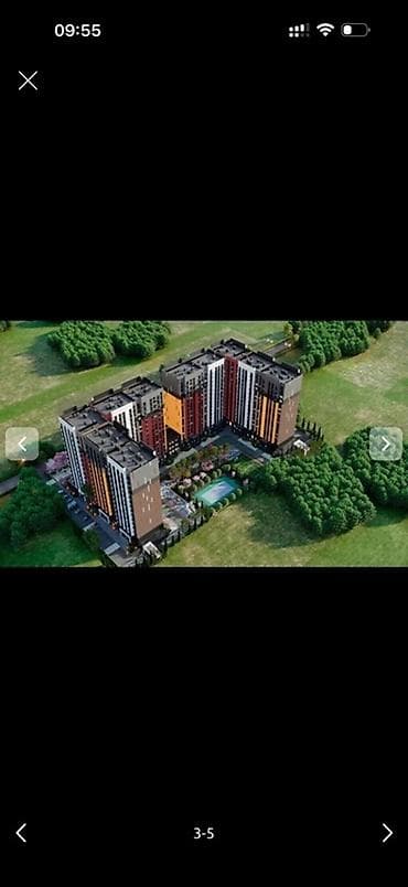 Батирлер: 2 бөлмө, 52 м², Элитка, 13 кабат — 1