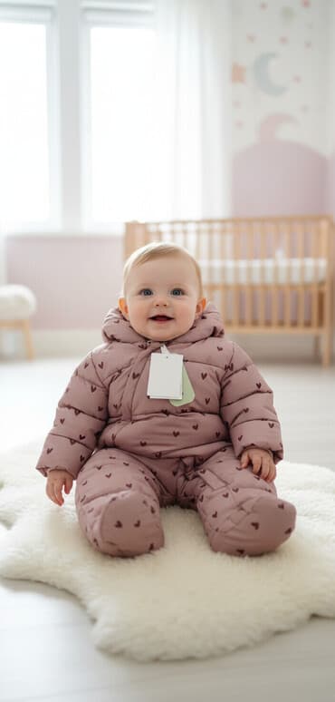 Детский зимний комбинезон-трансформер BabyGo. - Теплый at lalafo.kg Детский зимний комбинезон-трансформер BabyGo. - Теплый