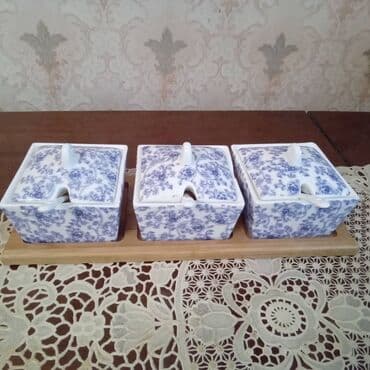 буфет буу: Набор из 3 предметов с ложечками. Для сахара, варенья и прочих — 1