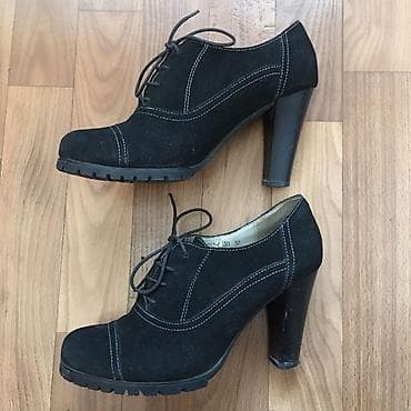 туфли polann: Ботинки, 37, Polann, Б/у, цвет - Черный, Самовывоз, Платная доставка — 3