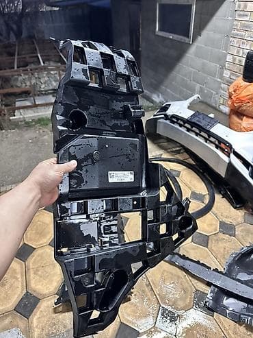 губа е34: Комплект BMW, цвет - Серебристый — 4