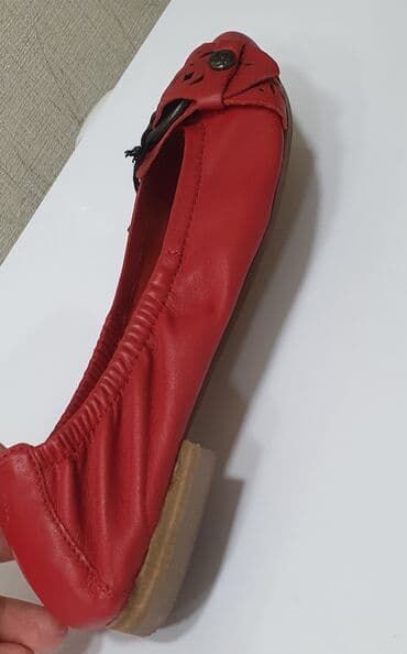 балетки из натуральной кожи: Балетки из натуральной кожи европейского производства на низкой — 6