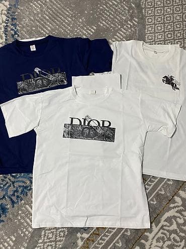 tommy halfiger: Мужская футболка, Все размеры, Dior, Новый, цвет - Белый, Самовывоз, Бесплатная доставка, Платная доставка — 1