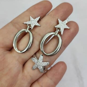 свадебные платья от производителя: Серебряный комплект Звёзды Серебро 925/ пробы Дизайн Италия Цена — 3