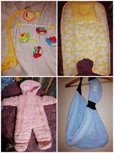 пуховой комбинезон для новорожденных: Возможен обмен на детские вещи. Переноска, кенгуру для — 1