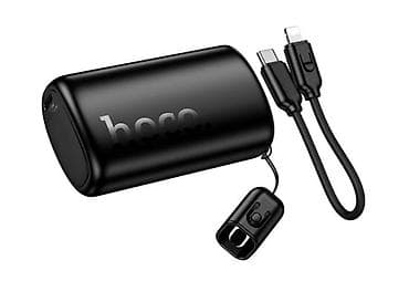 Power Bank HOCO Q50 Victory PD20W с кабелем, 10000 мА·ч, черный -