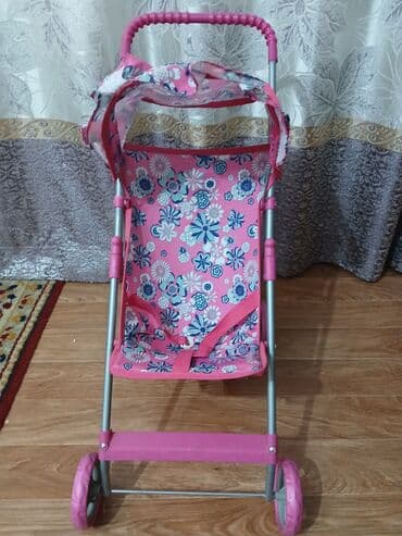 прогулочные коляски лицом к маме: Коляска, цвет - Розовый, Б/у — 2