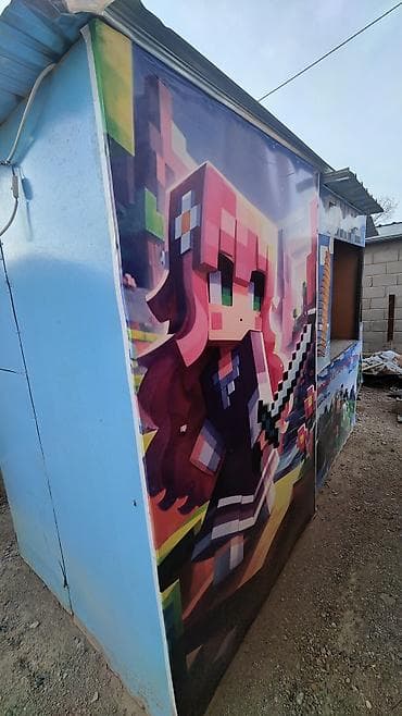 торга: Продаю будки, размер 1.5х1.5 м, высота 2.5 м. 5 штук, снаружи — 4