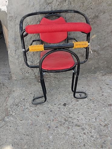 вело очки: Детское кресло, Б/у, цвет - Красный — 2