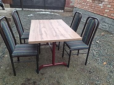 швейный стул: Кухонный стол и стул, цвет - Коричневый — 3