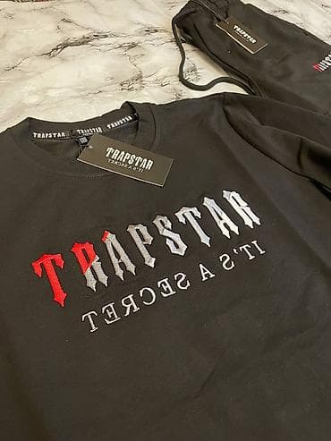 одежда акацуки: Мужской костюм Trapstar (свитшот + джоггеры) - Комплект: свитшот с — 1