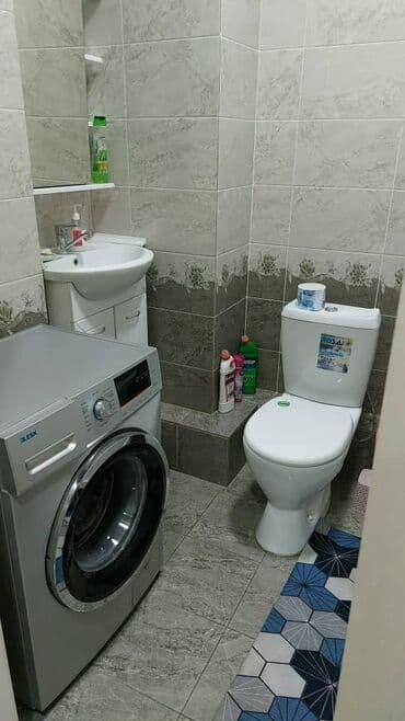 долгосрочная аренда квартира бишкек филармония: 1 комната, Душевая кабина, Постельное белье, Кондиционер — 4