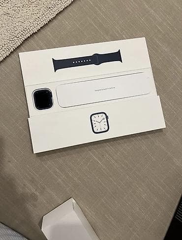 Смарт-часы: Apple Watch Series 7, алюминиевый корпус, размер 41 мм, цвет Blue — 2
