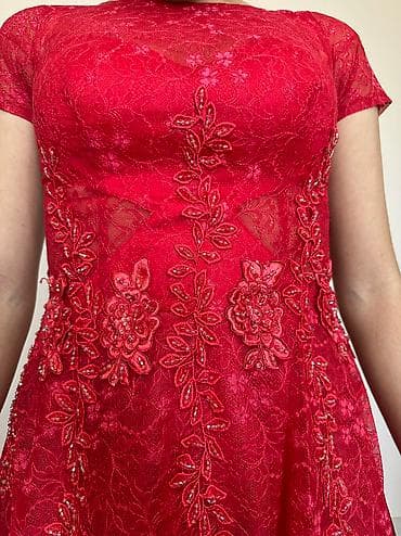 дорогое платье: Шикарное дорогое гипюровое платье качество супер, одевали один раз — 2