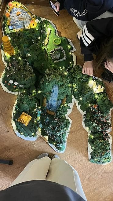 комнатные цветы бишкек: Большой авторский макет «Парк-остров» с подсветкой - Многоуровневый — 8