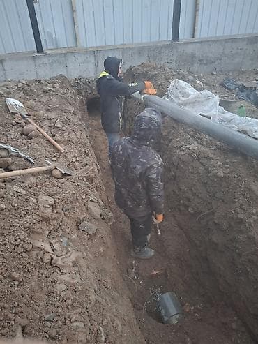 Ремонт окон и дверей: Траншей, септик, канализация - Земляные работы: разработка траншей под — 2