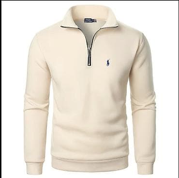 кофта полузамок: Мужская толстовка, M, XL, 3XL, Us Polo Assn, Новый, цвет - Зеленый, Бесплатная доставка — 5