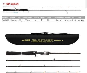 купить кораблик для рыбалки с эхолотом бу: Спиннинг для путешествий. Компактный 4х секционный. Длина чехла 70см — 2