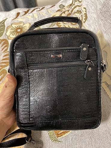 портфель для документов: Сумка мужская через плечо BUTUN - Материал: натуральная кожа с — 7