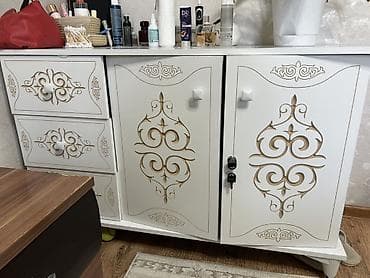 Комод для одежды, Без зеркала, ЛДСП, цвет - Белый