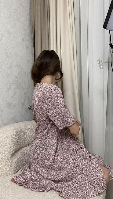 Повседневное платье, Лето, Короткая модель, Трапеция, M at lalafo.kg Повседневное платье, Лето, Короткая модель, Трапеция, M