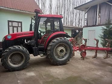 трактир эмтз 82: Трактор колёсный с кабиной + навесной оборотный плуг Особенности: - — 4