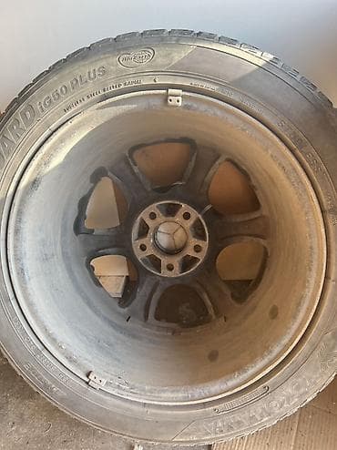 резина зимняя 15: Колеса в сборе 225 / 50 / R 17, Зима, Б/у, Комплект, Легковые, Литые, отверстий - 5 — 5