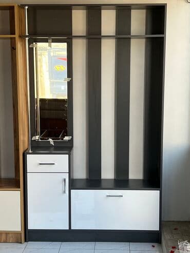 шкаф для прихожей комнаты: Новинка!!! Прихожая «Лайн» Фасад из корейского Акрила При входе в — 1